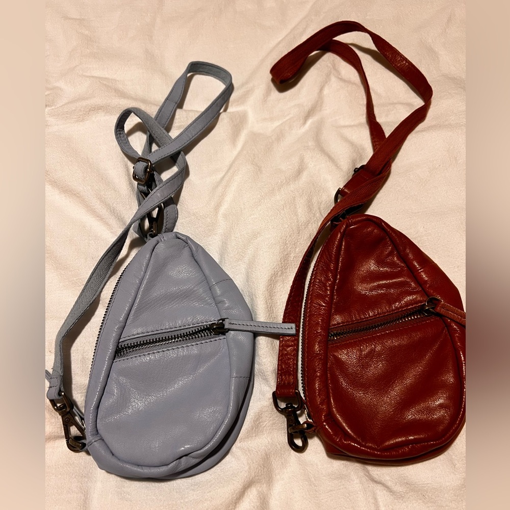 Bundle Free People Mini Coffee Date Leather Crossbody